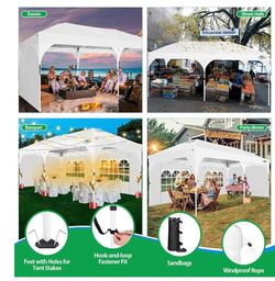 Outdoor party tent