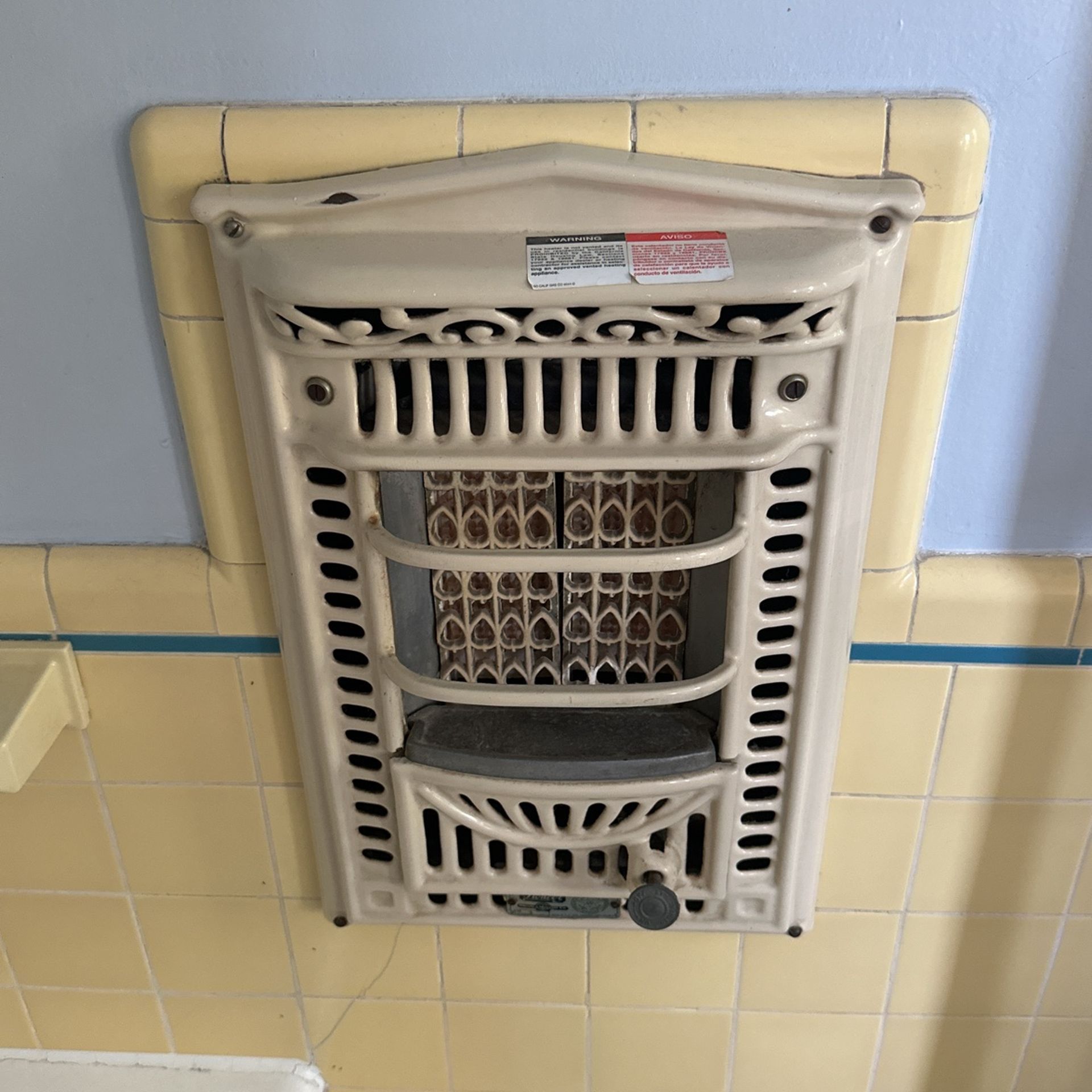 Vintage Bathroom Wall Heater Two Available