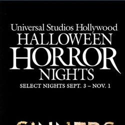 4 Tickets To Universal Studios Horror Nights