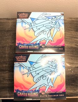(2x) Pokemón Center Chaos Rising ETBs