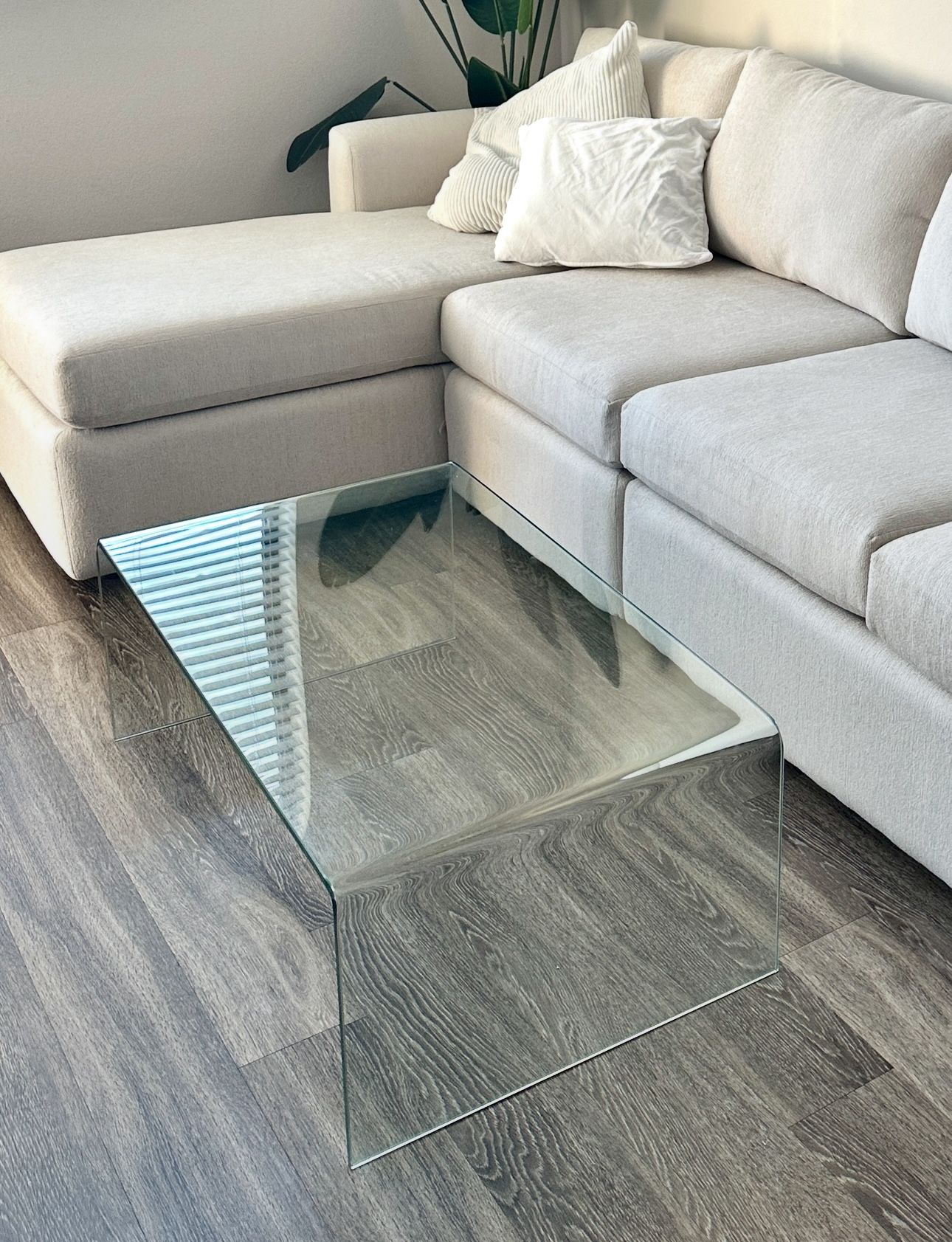 Glass Top Coffee Table