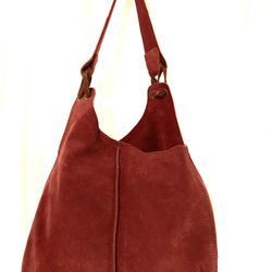 tote bag (suede leather)