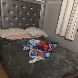 Queen Bed Frame & Matress 