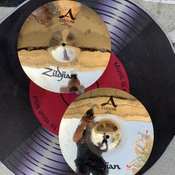 Zildjian A Custom 14” Hi Hat Drum Cymbals BRAND NEW Retails for $529