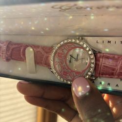 Pink Sparkly Geneve Watch 