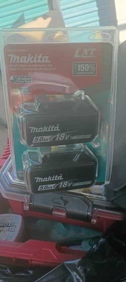 Makita 5.0 18 volt lithium batteries