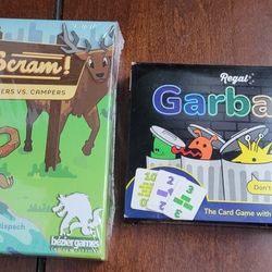 SCRAM AND GARBAGE CARD GAMES ($3 EACH OR BOTH FOR $5) ***SEE OTHER POSTS***