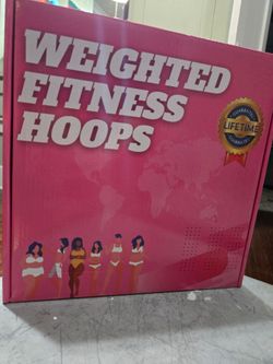 Weighted exercise hoop