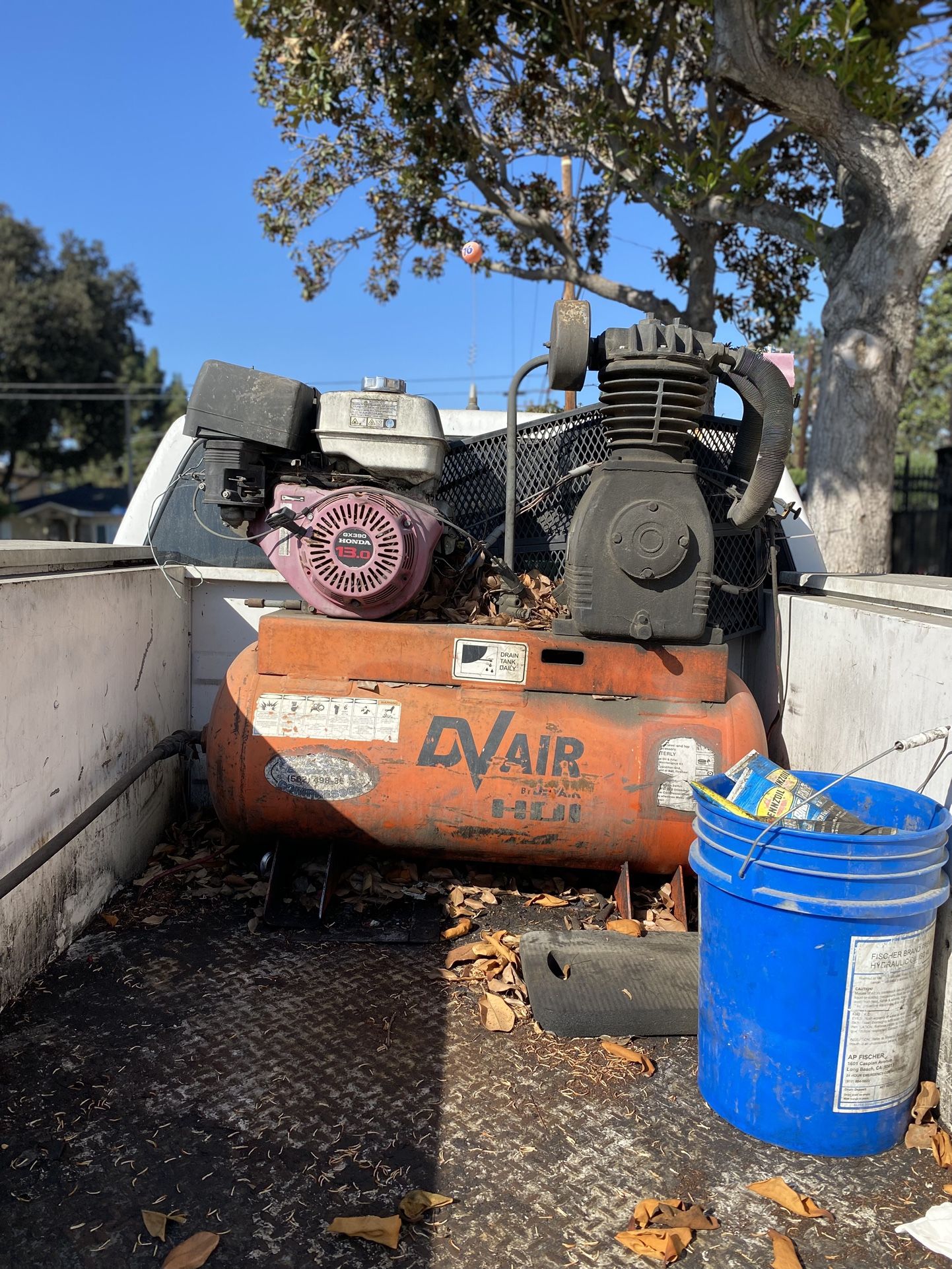 Gas Powered Air Compressor