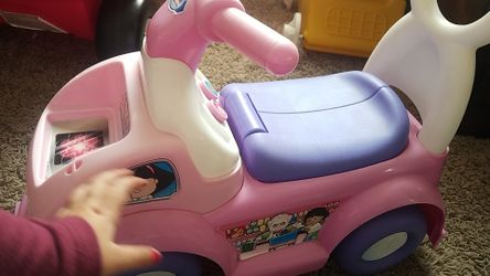 Girls toy car