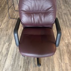 Leather office chair