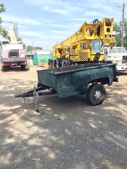 Gmc step side bed trailer