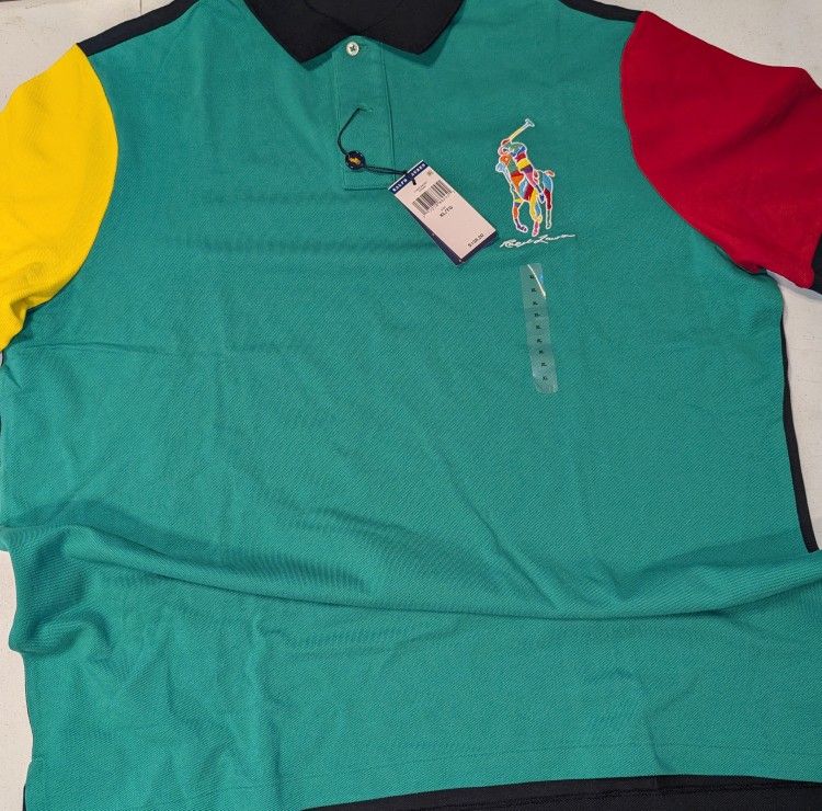 New men's polo XL short sleeve Collared Shirt