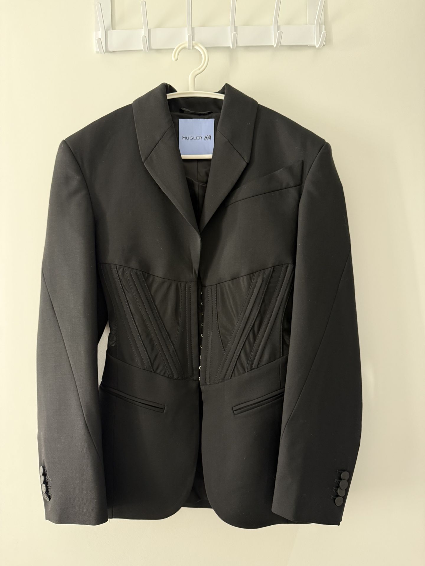 Mugler x H&M Corset-style Wool Jacket