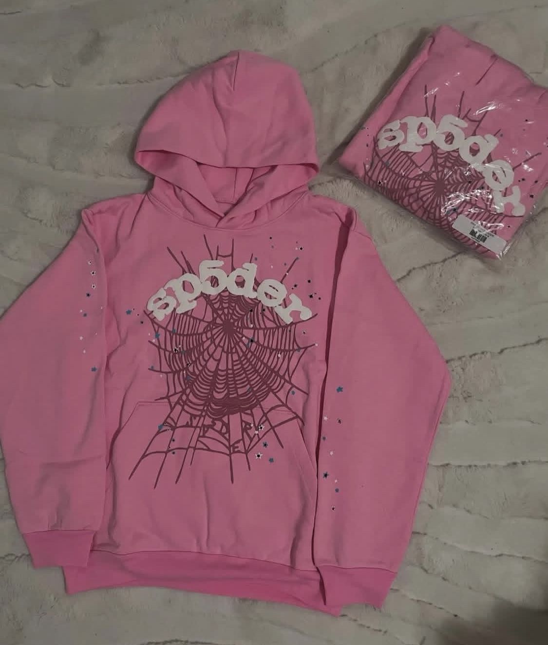 Denim Tear And Spider Hoodies