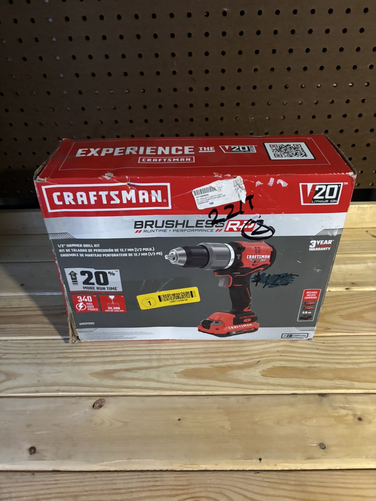 Craftsman V20 1/2in Drill Kit