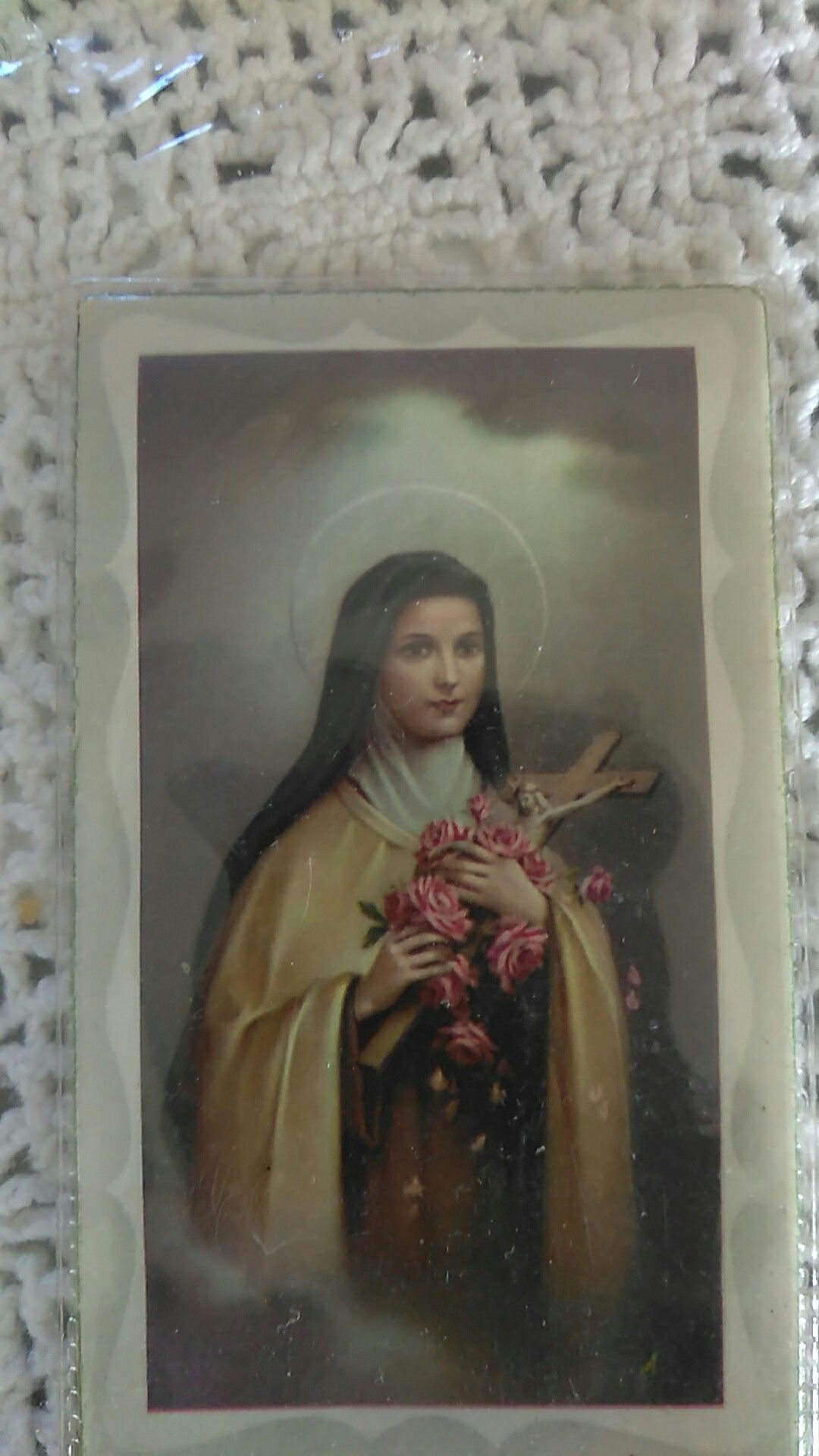 St. Theresa Prayer Card Vintage
