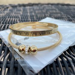 Bracelets For Women Gold Plated! New