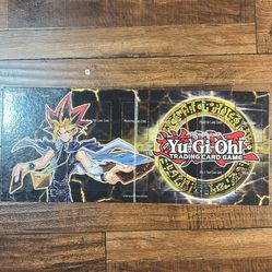 Yugioh Trading Card Game Mat Board Konami Shonen Jump 1996 Anime Double Sided NM