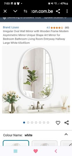 Irregular Oval Mirror 