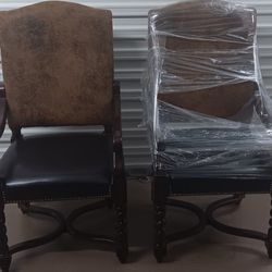 Two Stilish Arm Chairs by COASTER FURNITURE .. Price Is For 2 Chairs 