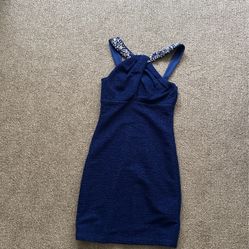 Royal blue homecoming dress