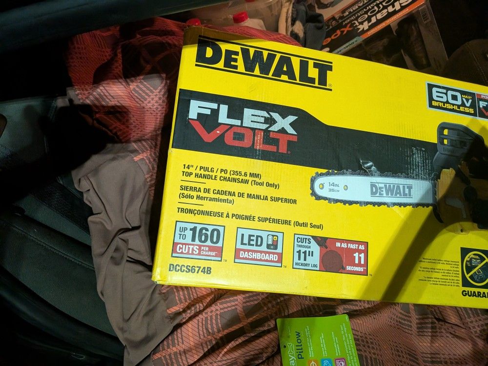 DeWalt 60 Flex Volt 14" Inch Chainsaw