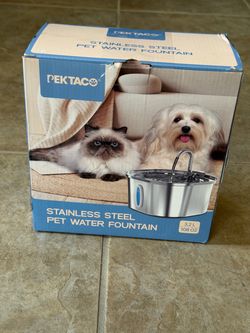 Stainless Steel Pet Water Fountain