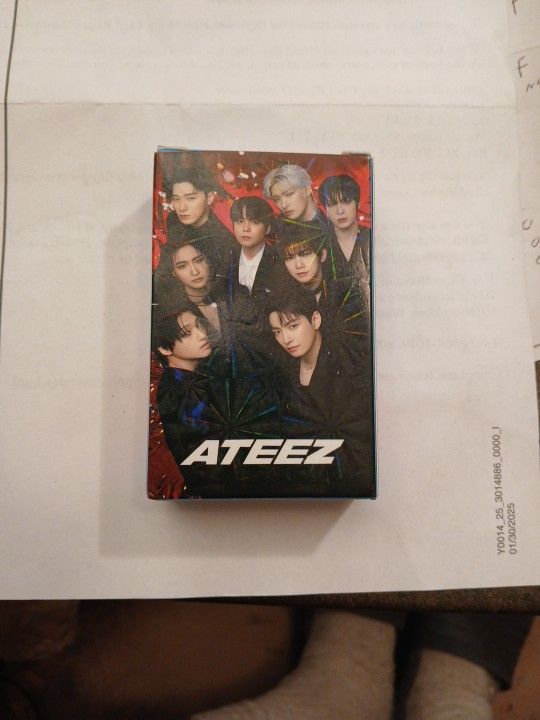 ATEEZ Playing Cards And Stickers. K-POP?