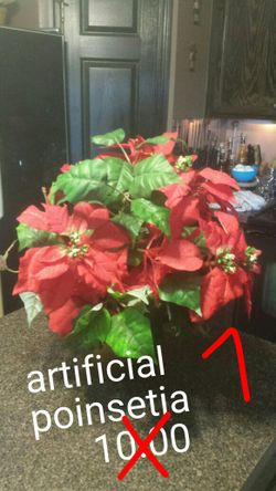 Large artificial xmas planter