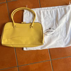 Vintage Prada Bag yellow