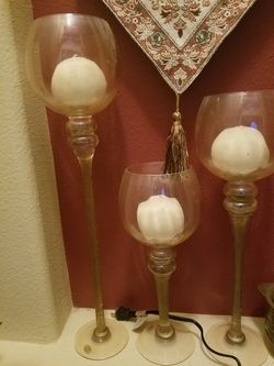 Set of 3 candle stand