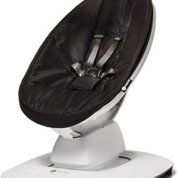 4moms MamaRoo Multi-Motion Baby Swing, Bluetooth Enabled with 5 Unique Motions, Black
