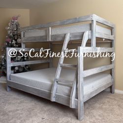 Twin Bunk Bed With Mattresses 