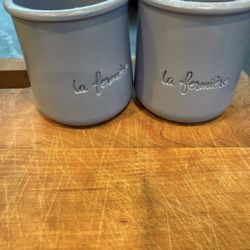La Fermière Ceramic Yogurt Pots