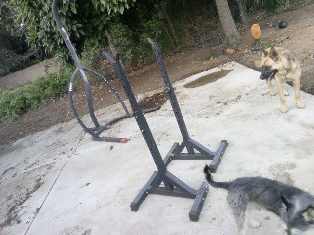 Weights Lifting Stand Rails