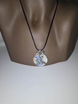 Handmade  Necklace  Real Shell Palm Tree