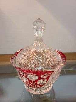 Anna Hutte Bleikristall Crytal Candy Dish