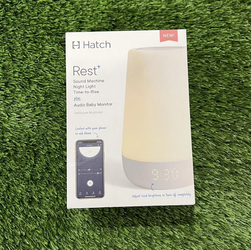 Hatch Rest Plus Sound Machine Night Light Time to Rise Audio Monitor