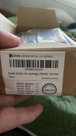 Edable ink