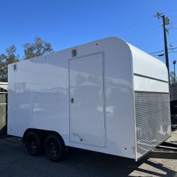 ENCLOSED GARGO VENDING CONCESSION TRAILER