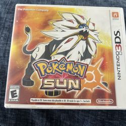 Pokemon Sun Nintendo 3ds 