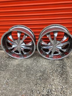 Set Of Mirror 22 Inch Rims 
