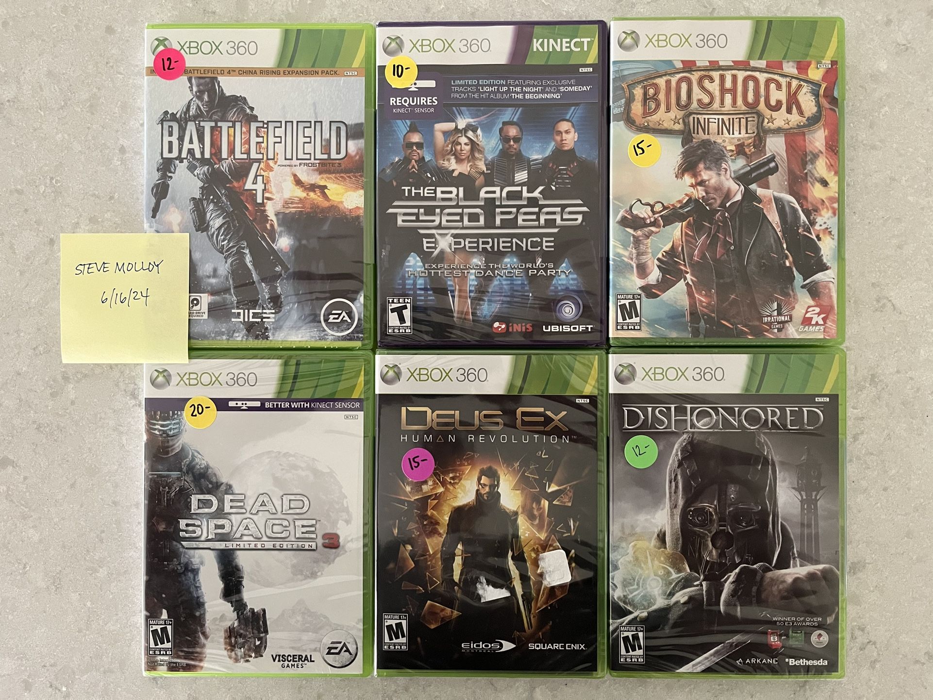 FS: XBOX 360 Sealed Games