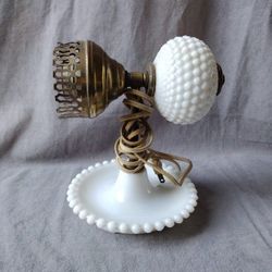 Antique White Glass Lamp


