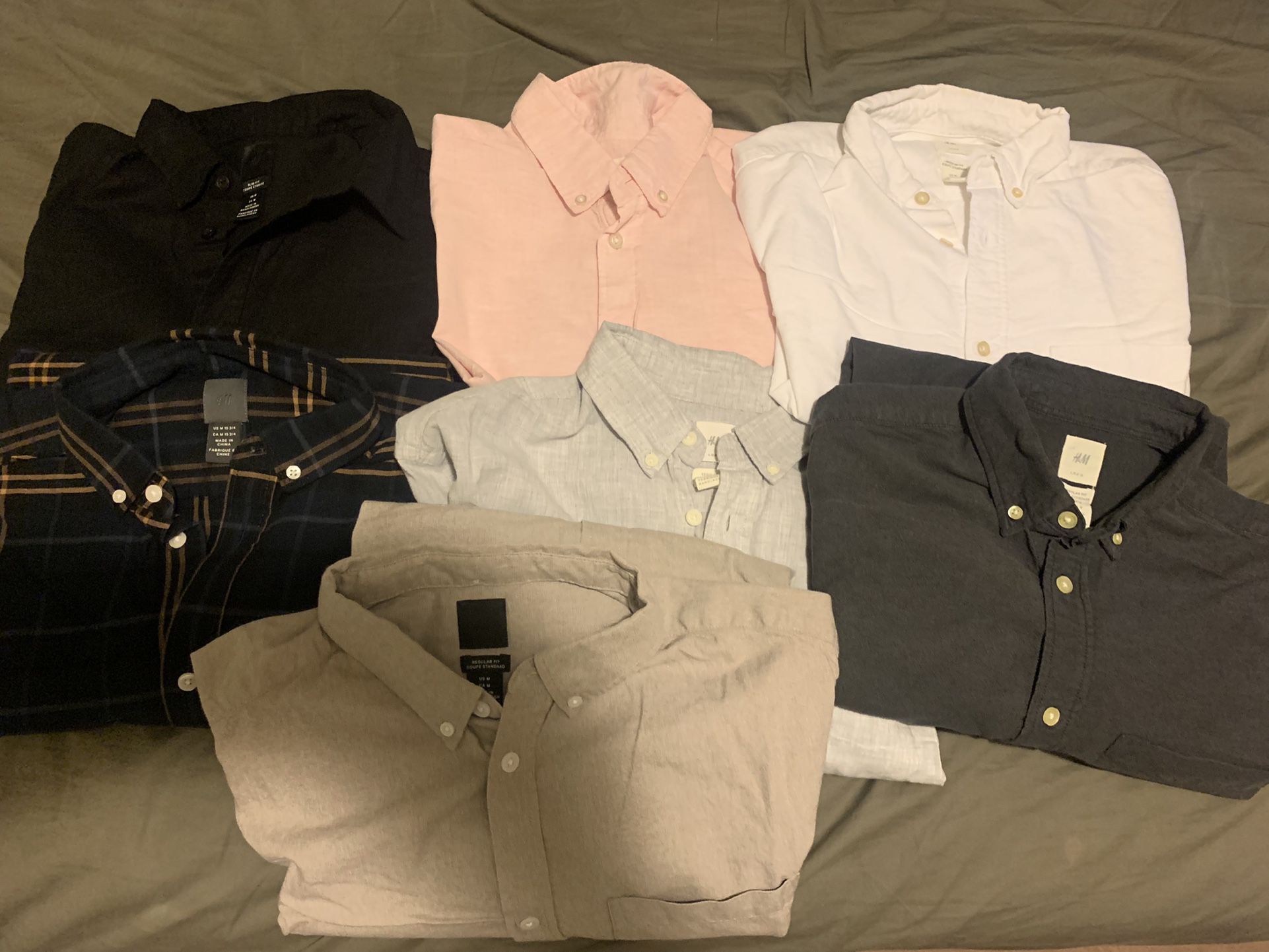 Mens Long sleeve Button Up Shirts