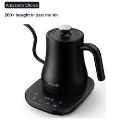 KOIOS Gooseneck Electric Kettle – 0.8L, Temp Control, Matte Black | Irvine Pickup