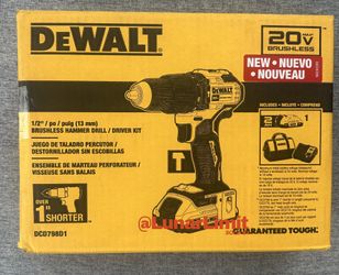 Dewalt 1/2” Brushless Hammer Drill