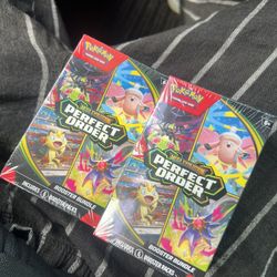 2025 Pokemon Mega Evolution: Perfect Order 6-Pack Booster Bundle