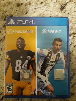 PS4 madden19 / fifa19 game